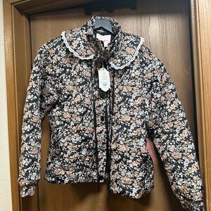 Ivy City Co McKenna Quilted Jacket in Floral